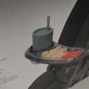 UPPAbaby Snack Tray for Minu V3 Stroller Tray + Cup Holder - Quick Attachment - Dishwasher Safe - Folds with Stroller