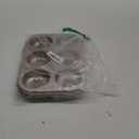 HONGBAKE Nonstick Donut Pans For Baking, 2-Pack 6 Cavity Upgraded Deepened Doughnut Tray, Heavy Duty Mini Bagel Mold for Oven - Bronze Gold