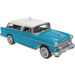 Hallmark Keepsake 0.75" Mini Christmas Ornament 2025, Lil' Classic Cars 1955 Chevrolet Nomad Wagon 2025, Metal, Gifts for Car Collectors
