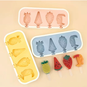 Silicone Fruit Pop Mold, Pack of 2