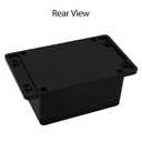 Junction Box IP65 Waterproof Dustproof ABS Plastic Universal Electric Project Enclosure with Fixed Ear Black External Size 4.5x3.5x2.2 inch (2pc)