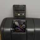 Smoked Power Heated Tow Mirrors Compatible with Ford Super Duty(2008-2016), Extended Trailer Towing Side Mirrors w/Turn Signal fits F250 F350 F450 F550 F-250 F-350 F-450 F-550