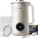 8 in 1 Nut Milk Maker Blender, 32oz Homemade Soy, Almond, Oat, Coconut, Plant Based and Non Dairy Beverages, Automatic Soybean Machine With Delay Start/Keep Warm/Boil Water, Cream