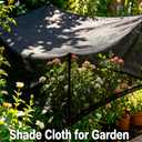 e.share 70% Sun Shade Cloth, Frost Guard & Windbreak Garden Net, 20x30 FT