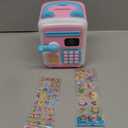 Upgraded Piggy Bank, Face ID Password Unlocking Electronic Kids Bank ATM Security Unlocking Cash Coin Bank Toys Gifts for Kids, Coin Bank for 3 4 5 6 7 8 9 10 11 12 Year Old Girls Boys (Pink)