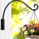 Heavy Duty Plant Hanger Bracket - 22 Inch 100Lbs Outdoor Wall Mount Hook