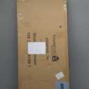 Household Essentials Over the Door Ironing Board, Self-Closing, Slim and Compact, Perfect for Small Spaces, Includes Padded Board Cover, Matte Black