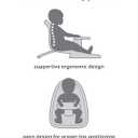 Skip Hop 2-in-1 Baby Ergonomic Activity Floor Seat for Upright Sitting Lightweight and Travel-Friendly Seascape Age 0+
