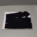 HONGTEYA 3 Pairs Girls Knee High Socks Kids Cotton School Uniform Seamless Toe Sock Dress Socks 4-14 Years (8-10 Years, Navy Blue)