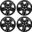 Wheel Skins Compatible with Toyota RAV4 2006-2012 17-inch Wheel Covers Set of 4pcs (Glossy Black)