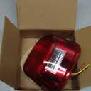 Motorcycle Tail Rear LED Light Brake Stop Lamp Compatible with Harley Davidson Most Models, Red White Light, Motorcycle LED Tail Light Running Stop Rear Light, Red
