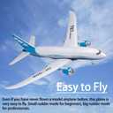 GoolRC QF008 787 Airplane Miniature Model Plane 3CH 2.4G Remote Control EPP Aircraft RTF RC Toy, 550mm x 445mm x 145mm