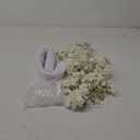 Auihiay 10PCS Hydrangea Artificial Flowers, Faux White Flowers for Wedding Centerpieces, DIY Bouquets, Bridal Shower, Floral Decor Home Decoration with Stems (VASE NOT Included) (Ivory)