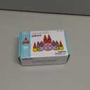 Mini Magnetic Tiles for Kids, Magnetic Building Set, Construction STEM Travel Toys for Boy Girl Ages 3+, Montessori Preschool Learning Educational Sensory Magnet Creative Toy Gift for Toddlers, 32 Pcs