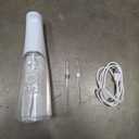 Waterpik Cordless Pulse Rechargeable Portable Water Flosser for Teeth, Gums, Braces Care and Travel with 2 Flossing Tips, Waterproof, ADA Accepted, WF-20 White 