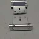 2Pack AceMining Door Reinforcement Lock Withstands 800lbs of Force - Silver Extra Child Proof Door Lock Drilling Required,Prevents Unauthorized Entry,Add a Door Security Lock for Home Safety & Privacy