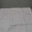 Throw Pillow Covers 24x24Set of 2 Striped Fringe Pillow Cover Farmhouse Cushion Covers with Tassel Neutral Boho Pillows Decorative Square Pillowcase for Couch Sofa Bed, Blue