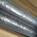 Muzata 1PCS 50FT Black Under Deck Drainage System Trough HDPE Waterproofing Membrane Fit for 16“ Joist Spacing M081