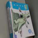 Dinosaur Chasing Race Track, Dinosaur Climbing Slide Stair Toy, Electric Dino Roller Coaster with Light and Music Electric Race Track Game Set Fun Track Slide