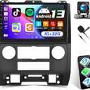 Android 13 Car Stereo for Ford Escape 2007-2012/Mazda Tribute 2007-2012 with Wireless CarPlay Android Auto,9" Touchscreen Car Radio with WiFi/GPS,Bluetooth,FM/RDS,SWC,Dual USB+Backup Camera