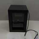 Lighted Up Tip Jar for Money with Lock and LED Light Acrylic Donation Box with Sign Holder ''Tips! Thank You!'' USB Powered Suggestion Box for Bartender Band Coffee Shop Restaurant