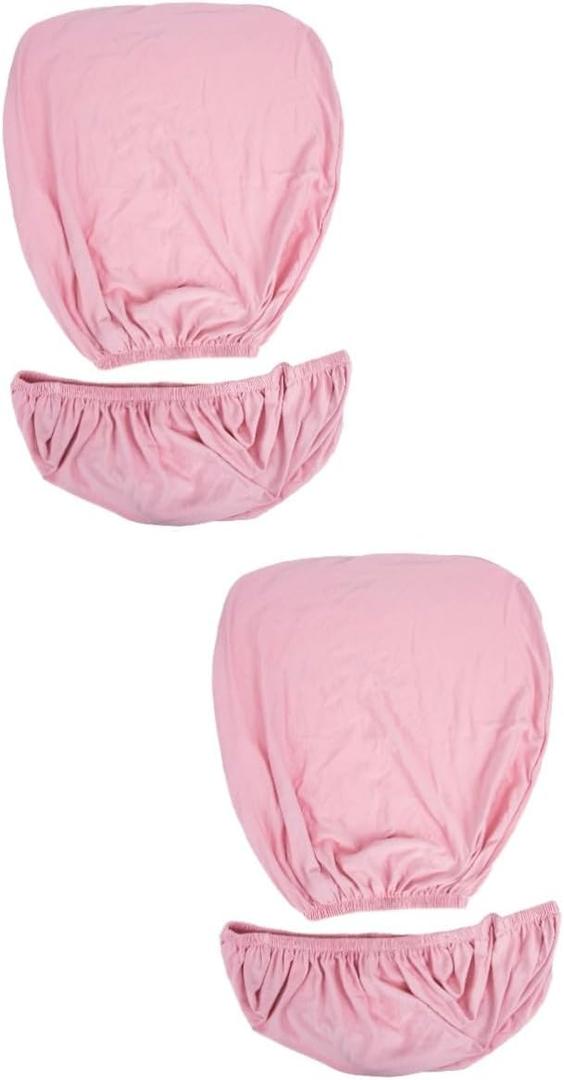 2sets Stretch Office Chair Covers Slipcover for Computer Chairs Removable Elastic Design Split Back Seat for Home Office Use