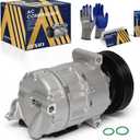 AISIN AFTERMARKET ACCAZ-00966 Air Conditioner AC Compressor - Compatible with Volvo XC90 2007-2014 3.2L, XC60 2010-2016 S80 2007-2015 3.0L 3.2L, S60 2011-2016 2.5L 3.0L, V60 2015-2016 3.0L