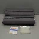 MAGZO Door Draft Stopper for Bottom of Door, 2 Pack 30 Inch Under Door Draft Stopper, Fan Shaped Under Door Gap Filler Bottom, Door Soundproofing, Grey