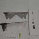 Stainless Steel Stove Gap Covers,Stove Gap Filler, Range Trim Kit, Stove Gap Guards, Heat Resistant and Easy to Clean, Easy retractable Length 13.8" to 27.5", Width 0.79",Silver(2PCS)