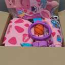 Move2Play, Giraffe Basketball Hoop & Soccer Goal Activity Center | 30+ Sounds & Lights | 1, 2, 3+ Year Old Gift & Birthday Present | 6, 12, 18, 24+ Month Toy For Baby, Toddler, Boys, & Girls