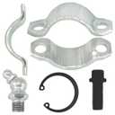 2 x 5-160X Universal U-Joint for 1410 Series (OSR) & Bearing Strap Kit Compatible with 1953-2022 Cadilla/c Chevy Dodg/e for/d G/MC Infinit/i Isuz/u Jagua/r Nissa/n Ra/m