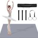 Non-Slip Dance Floor, Portable PVC Workout Pad for Ballet Pilates- Perfect for Home Dance