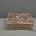 YAHUAN Water Hyacinth Storage Baskets for Organizing Drawer Basket With Handle Square Shallow Basket Wicker Baskets for Shelf (Original)