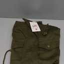 BBX Lephsnt Womens Utility Vest Drawstring Waist Military Sleeveless Jacket M