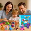 Air Dry Clay Kit 50 Colors with Tools, DIY Magic Modeling Clay for Kids Crafts, Soft and Non-Sticky, Birthday Christmas Gift for Boys Girls Teens (50 Colors)