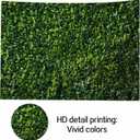Nature Spring 3D Green Leaves Theme Photo Background Wedding Birthday Party Newborn Baby Shower Photography Backdrops Zoo Decor Shoot Props Bannner (8x6 FT)