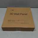 Art3d 33-Pack 3D Wall Panel for Interior Wall Dcor, Diamond Textured PVC Accent Wall Paneling for Living Room Bedroom Office TV Wall Background, 11.8"x11.8" Cover 32.Sq.Ft., Black