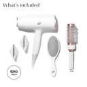 T3 AireLuxe Professional Ionic Hair Dryer and Brush Set, with 5 Heat and 3 Speed Settings, Ion Generator, Cool Shot, Includes Paddle Brush and 2.5" Round Brush
