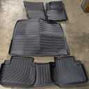 Binmotor-Floor Mats & Cargo Liner for Mitsubishi Eclipse Cross 2022-2025, TPE All Weather Car Floor Mat Rubber Liners for Eclipse Cross Accessories Cargo Trunk Mat-Black