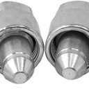 18mm Diesel Common Rail Fuel Injector Block-Off Tool M18 Cap Compatible with 2007-2018 Dodge Cummins 6.7L and 2006-2011 Chevy GMC Duramax 6.6L LBZ LMM (4PCS)