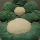 Ditucu Flower Shape Chair Cushion Comfy Kawaii Seat Cushions 19 inch Cute Stuff Pad Lazy Sofa Office Floor Pillow for Gaming Chairs Room Decor Green (Small)