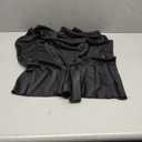 Ekouaer Sleepwear Sexy Lingerie Nightgown Lace Chemise Satin Slip Silk Negligee Nightie Bridal Babydoll for Women (XX-Large, Black)