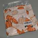 MBZJSDKHLK Women's Halloween Pajamas Set Silk Satin Ghost Pumpkin Print Long Sleeve Button Down Shirt 2 Piece Pjs Shorts Sets, L