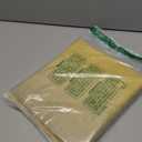 KOUFALL 63 Inch Length Yellow and Grey Sheer Curtains 2 Panels Set Window Curtains for Bedroom Kitchen Decor,Bright Yellow and Light Gray