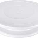 Kootek Cake Stand, 11 Inch Rotating Cake Turntable for Decorating, Display & Baking, Smooth Revolving Spinner Stand (White)