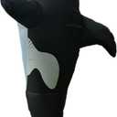 Birthday Gift Cos Play Party,Adults Inflatable Halloween Costumes Blow Up Killer Whale Costume for Halloween