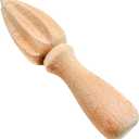Beech Wood Citrus Reamer, Orange and Lemon Handheld Juicer: 1 Pack