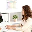 4 x 2026 Wall Calendar  18-Month Planner from January 2026 to June 2027, Stylish Monthly Planner for Home & Office Use