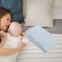 Baby Feeding Arm Pillow,Soft Cotton Bottle Nursing Arm Pillows for Newborn,Multifunctional Expandable,Portable and Washable,Ergonomic Nursing Essentials for Travel or Outdoor Use (Blue)