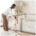 Sweeby Baby Playpen, 59x59 Inch Baby Gate Playpens for Babies and Toddlers, Extra Large Playpen with Door Play Yard for Fence Indoor and Outdoor Play Pen, Oat Khaki